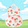 Bata para niños de algodón puro, babero para bebé para comer, delantal impermeable y antisuciedad para niña, otoño e invierno, sin mangas, para vestir al bebé al revés