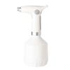 Tetera pulverizadora eléctrica con carga USB, tetera pulverizadora para riego de jardinería doméstica, pulverizador de aire, tetera rociadora de jarrón blanco