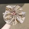 Scrunchie Tie-Dye de Satén de Lujo Vintage, Goma para el Cabello con Perlas, Nuevo Moda 2026, Elegante Goma para el Cabello, Accesorio para el Cabello