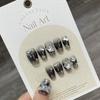Nova coleção de armadura pura usada à mão fada vento handmade nail patch terminado unhas falsas fábrica atacado produtos acabados