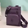 Bolso Cruzado Casual para Mujer de Nueva Moda, Ligero, Multicapa, Tela Oxford, Simple, para Teléfono Móvil y Monedas