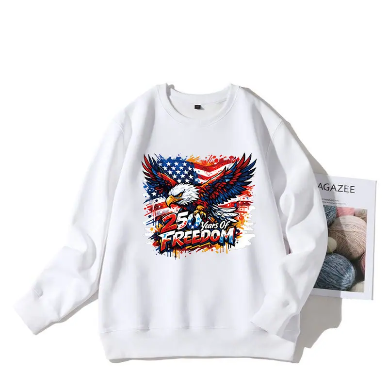 烫印logo衣服贴独立日