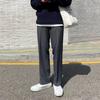 MYQ Pantalones de Traje Drapeados para Hombre Estilo Coreano Modernos Rectos Sueltos Pie Pequeño Pantalones de Traje Nuevos Pantalones Casuales Combinables
