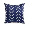 Funda de Almohada Estilo Bohemio Moderno Rayas Simples Letra Estilo Granja Sofá Sala de Estar Cojín Decorativo Directo del Fabricante