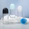 Botella de Vidrio con Bola Grande de 50ml Botella de Aceite Esencial Botella de Aceite de Masaje Botella con Bola Roll-on de Perfume de 30ml Embotellado Cosmético en stock