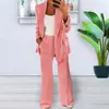 2026 Outono e Inverno Transfronteiriço Nova Moda Europeia e Americana Gola Lapela Slim Fit Cardigan Blazer Elegante Conjunto de Terno Feminino