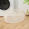 Nueva Cesta de Lavandería Plegable Simple Organizador de Almacenamiento para Baño Cesto para Ropa Sucia Portátil para el Hogar con Asa Cesta para Ropa Sucia al por Mayor