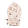 Manta Envolvente de Doble Capa para Primavera y Otoño para Recién Nacidos, Algodón Puro, Manta para Sala de Maternidad de Otoño e Invierno, Clase A, Estilo Ins, Diseño Suave de Oso