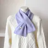 La nueva bufanda de mezcla de lana para mujer de otoño e invierno de JM proporciona protección para el cuello y calidez, es de color liso, un calentador de cuello casual y versátil