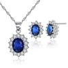 Pendientes de circonita con microincrustaciones transfronterizos para mujer, collar, cadena de clavícula, personalidad, temperamento, alta gama, moda transfronteriza entre Europa y Estados Unidos