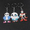 Periféricos de Juego Llavero de Dibujos Animados Hermanos Esqueleto Leyenda Colgante Metálico Halloween