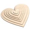 Bloques de madera creativos DIY con dibujos animados, hechos a mano, para niños, pintados a mano, redondos, cortados con láser, venta directa de fábrica