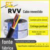 Fio Rvv Norma Nacional Fio Revestido Retardante de Chama Rvv Fio Macio de Cobre Multifilamentar Cabo de Controle à Prova d'Água para Exterior Retardante de Chama
