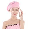 Touca de Cabelo Seco para Mulheres, Espessada, Super Absorvente, Secagem Rápida, Touca de Banho de Veludo Coral para Cabelo Comprido, Turbante Bonito com Laço, Toalha para Cabelo Seco