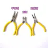 Herramientas Manuales DIY 5 pulgadas Mini Pinzas Hechas a Mano, Cortinas de Cuentas de Cristal, Pulseras, Pinzas de Posicionamiento de Cuentas y Otros Accesorios