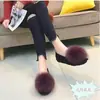 Chinelos de pelúcia populares para mulheres, nova coleção outono/inverno 2026, com sola macia, versáteis, antiderrapantes e sapatos de algodão com forro de fleece