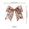 Decoraciones de Lazos Navideños Personalizados, Colgantes Decorativos para el Día de la Independencia y San Valentín, Adornos Navideños con Lazos