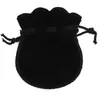 Nueva bolsa de calabaza de terciopelo de doble cara a prueba de polvo bolsa de almacenamiento bolsa de joyería embalaje de anillos y pendientes faja bolsa de calabaza