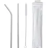 Hogar 304 Acero Inoxidable Popote para Bebidas Frías Reutilizable para Salir Remover Resistente a Altas Temperaturas