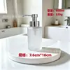 Botella de vidrio para gel antibacterial estilo Ins con sensación de alta gama, botella de presionar para hacer espuma para uso en hoteles, botella dispensadora de champú y gel de ducha