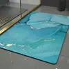 Alfombrilla de Piso de Barro Diatomeo Suave Mármol, Alfombrilla Absorbente, Alfombrilla Antideslizante para Baño, Alfombrilla para Piso de Baño, Alfombra de Baño de Secado Rápido
