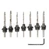 Transfronterizo 22 Piezas Broca para Tornillo de Madera Juego de 7 Piezas Broca Avellanadora Broca para Carpintería Broca Cónica Avellanadora Avellanadora Broca Tuerca