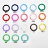 Chaveiro com Argola de Mola 24mm Liga de Zinco Fivela Aberta Argola de Mola Fazer Joias DIY Acessórios de Artesanato