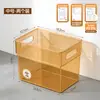 Cesta de Armazenamento Antibacteriana para Geladeira BNBS Caixa de Armazenamento de Alimentos de PP de Grau Alimentício Caixa Organizadora para Porta Lateral de Geladeira