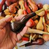 Madeira de Tigre, Sândalo Sangue, Tuia, Madeira para Cachimbo de Sândalo Negro, Madeira Maciça, Feito à Mão, Cachimbo de Tabaco Seco Antigo, Bocal de Cachimbo de Uso Duplo para Homens