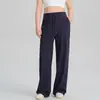 Talla Grande 130kg Secado Rápido Pierna Ancha Pantalones Pierna Recta Deporte Fitness Running Protección Solar Sueltos Pantalones de Yoga Nuevo Estilo Verano