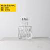 Retro em relevo mini vaso transparente arranjo de flores hidropônicas vaso de vidro sala de estar aromaterapia garrafa decoração ornamentos