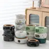 Bule de flor de vidro aquecido estilo japonês Lou base vazia Restaurante Aquecimento por vela chá perfumado isolamento chá cerâmica fogareiro de chá quente