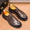 Zapatos casuales de piel genuina para hombre, versátiles para primavera y otoño, transpirables, antideslizantes, de suela blanda, adecuados para hombres de mediana edad, populares para negocios y cómodos
