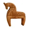 Caballo de Madera Dara es Puramente Hecho a Mano, Hecho de Madera Natural, Caballo de Madera Retro Nórdico Decoración del Hogar, Artesanías de Madera