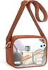Bolsa Cruzada Transparente Popular de Amazon Bolso de Hombro Impermeable Portátil para Conciertos y Deportes Bolsa Shiling de Guangzhou OEM