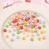 Contas de resina coloridas de flor de estilo misto não porosas materiais para miçangas DIY acessórios para joias artesanais contas soltas decoração de sapatos