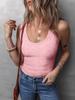 Primavera y verano 2025 nueva ropa de mujer transfronteriza Amazon wish moda de comercio exterior europea y americana top chaleco mujer flor de trigo