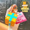 Chaveiro de Caixa Surpresa 3D de Desenho Animado Transfronteiriço Brinquedo de Pegadinha Pingente Divertido para Alívio do Estresse