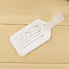 Etiqueta para equipaje de mano de viaje de maleta personalizada etiqueta para maleta con barra de tiro etiqueta colgante etiqueta de identificación etiqueta con nombre