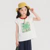 Pudding Haru Ropa para Niños Verano Chaleco para Niñas 2025 Nuevo Verano Dulce y Genial Camiseta sin Mangas de Dibujos Animados para Niños
