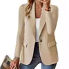 Cárdigan de punto liso de manga larga para otoño, chaqueta tipo traje pequeña para mujer, 2024 Amazon Wish