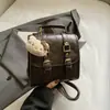 Mochila de Moda para Mujer 2025 Nuevo Otoño e Invierno Diseño de Nicho Moda Retro Mochila de Viaje Bolso de Moda