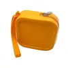 Bolsa de Armazenamento de Silicone Multifuncional Popular com Zíper Porta-Moedas Porta-Batom Porta-Cartão Conveniente Bolsa para Chaves Bolsa para Armazenamento de Fones de Ouvido