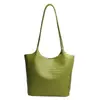 Bolsa de Tote Tejida de Alta Gama para Mujer, Gran Capacidad, Para el Trabajo, Bolso de Hombro Único, Nuevo Estilo 2026, Bolso de Mano Casual Moderno Simple