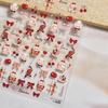 Tomoni Adesivos de Nail Art Fino e Resistente Explosões Papelaria DIY Adesivos de Unhas Infantis Árvore de Natal Adesivos Auxiliares de Nail Art