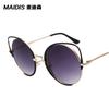 Gafas de Sol para Mujer Famosas de Internet Jamie 3387, Estilo Retro de Moda, Gafas Elegantes para Mujeres con Rostros Largos y Redondos, Gafas Personalizadas Estilo Coreano Orejas de Gato