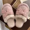 Chinelos de Casa Femininos, Design de Gato Fofo, Chinelos Fechados de Algodão para Outono e Inverno, Atacado Chinelos Quentes de Pelúcia Antiderrapantes para Mulheres