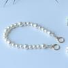 Cadena de perla para bolso de hombro, accesorio de aleación redondo, joyería DIY, cadena larga para bolso de hombro