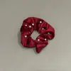 Scrunchie de Terciopelo de Perla para Otoño e Invierno Elegante Francés Plisado Cuerda para el Cabello para Coleta Baja y Moño Accesorio para el Cabello Venta al por Mayor