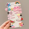 Pinza para el pelo parte trasera de la cabeza pinza lateral para mujer pinza bb simple pinza de horquilla pinza pinzas para el pelo pinza de una palabra fijación de cabellos sueltos flequillo accesorios para el pelo